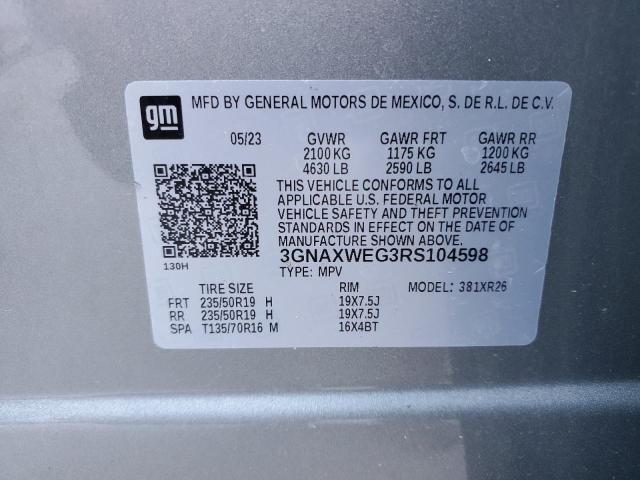 3GNAXWEG3RS104598 2024 CHEVROLET EQUINOX - Image 12