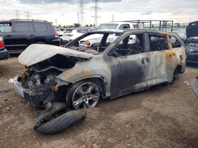 TOYOTA HIGHLANDER 2014 burn  gas 5TDDKRFHXES071501 photo #1