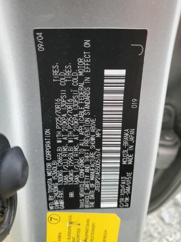 2005 Toyota Highlander Limited VIN: JTEDP21A550051674 Lot: 60128794