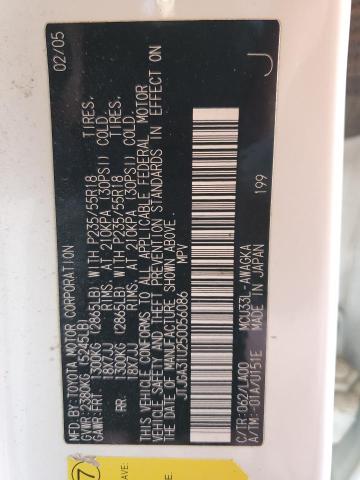 2005 Lexus Rx 330 VIN: JTJGA31U250056086 Lot: 59787624