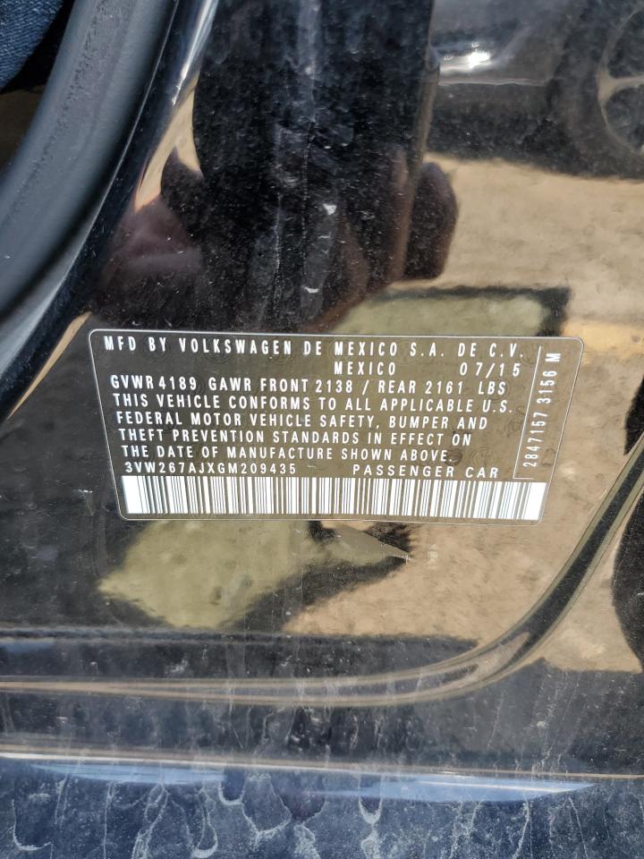 3VW267AJXGM209435 2016 Volkswagen Jetta S