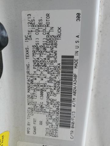 2014 Toyota Tacoma VIN: 5TFPX4EN5EX020426 Lot: 59229454