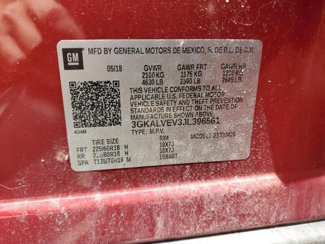 2018 GMC Terrain Slt VIN: 3GKALVEV3JL396561 Lot: 57806184