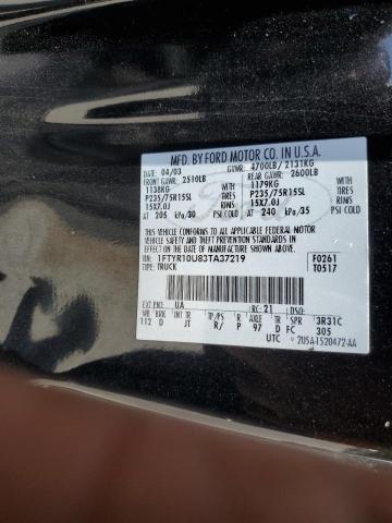 2003 Ford Ranger VIN: 1FTYR10U83TA37219 Lot: 60402114