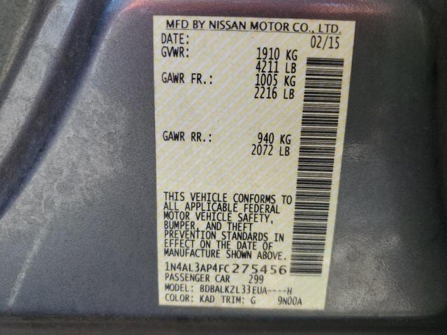 1N4AL3AP4FC275456 2015 Nissan Altima 2.5