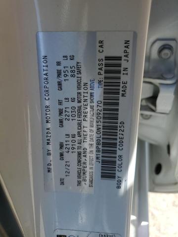 2022 Mazda 3 Premium VIN: JM1BPBDL0N1509270 Lot: 58365604