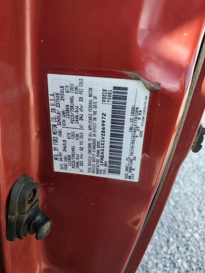 1FMDA31X1VZB69972 1997 Ford Aerostar