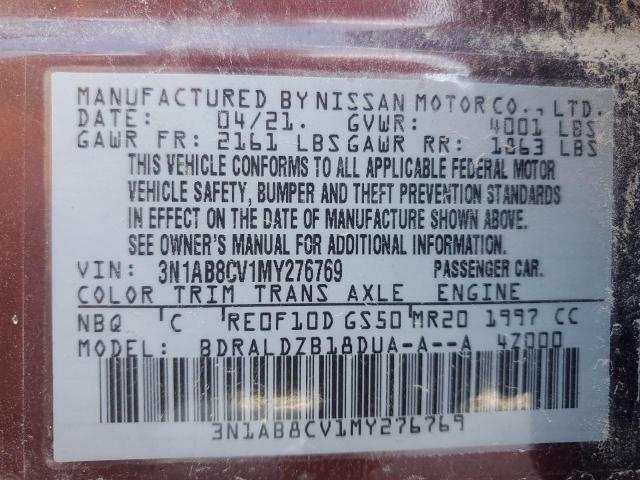 2021 Nissan Sentra Sv VIN: 3N1AB8CV1MY276769 Lot: 58780644