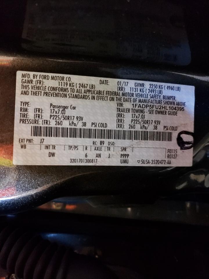 1FADP5FU2HL104395 2017 Ford C-Max Titanium