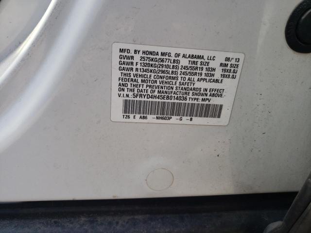 2014 Acura Mdx Technology VIN: 5FRYD4H45EB014036 Lot: 57701464