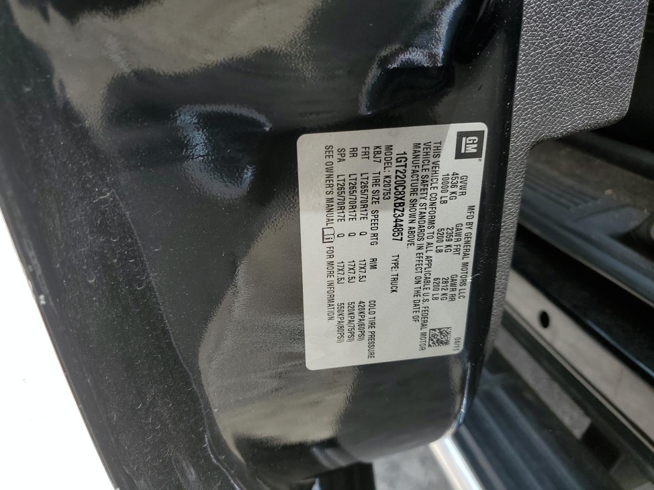 1GT220C8XBZ344857 2011 GMC Sierra K2500 Sle