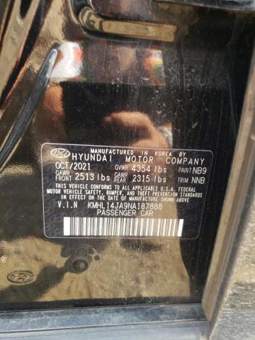 2022 Hyundai Sonata Sel VIN: KMHL14JA9NA187888 Lot: 59971664