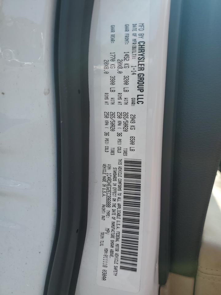 1C4RDHEG2EC396888 2014 Dodge Durango Citadel