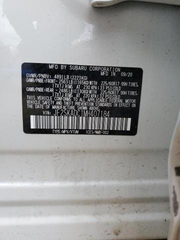 2021 SUBARU FORESTER JF2SKADC1MH407184