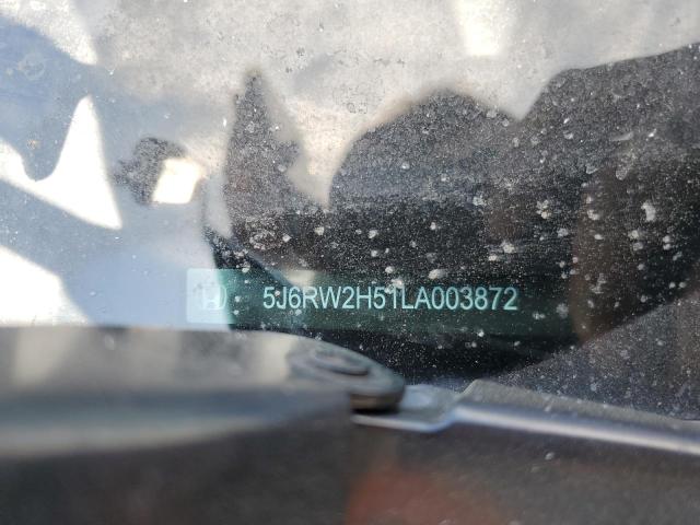 2020 Honda Cr-V Ex VIN: 5J6RW2H51LA003872 Lot: 59922434