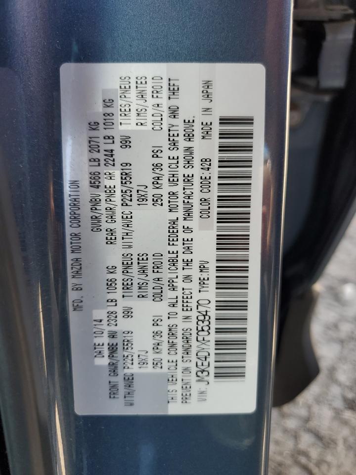 JM3KE4DYXF0539470 2015 Mazda Cx-5 Gt