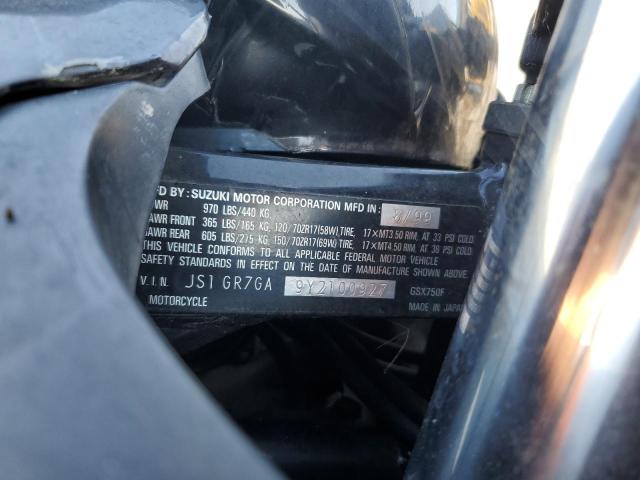 2000 SUZUKI GSX750 F - JS1GR7GA9Y2100927