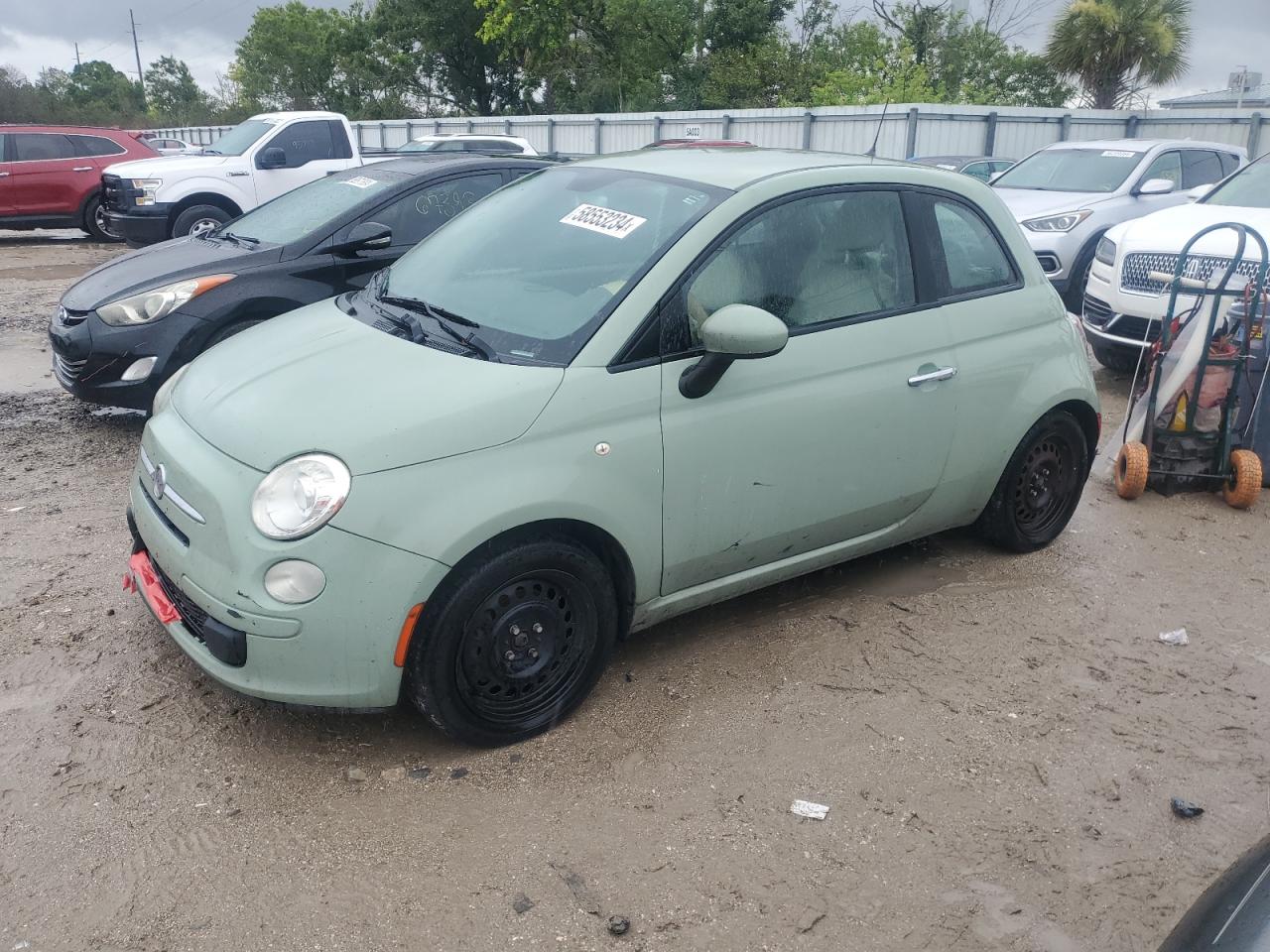 2013 Fiat 500 Pop vin: 3C3CFFAR8DT575729