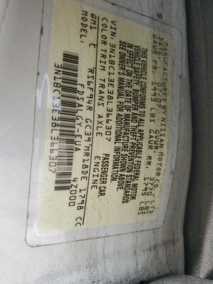 3N1BC13E38L366307 2008 Nissan Versa S