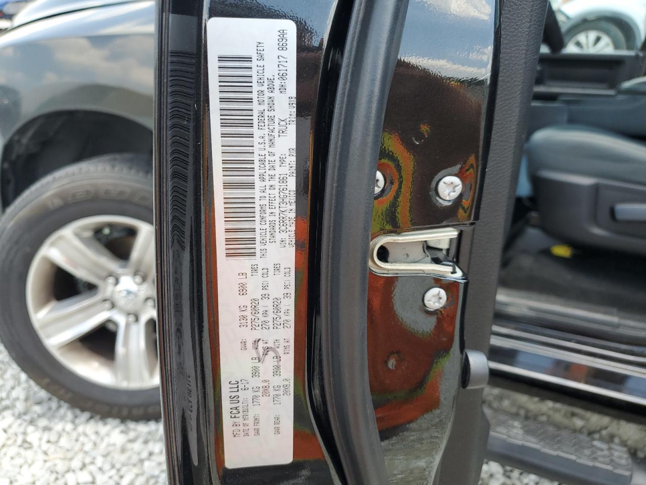 3C6RR7KT3HG761861 2017 Ram 1500 St