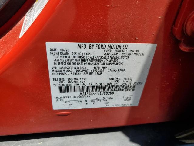 2020 FORD ECOSPORT S MAJ3S2FE1LC388208