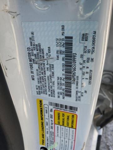 VIN 1FA6P0H76G5109993 2016 Ford Fusion, SE no.12