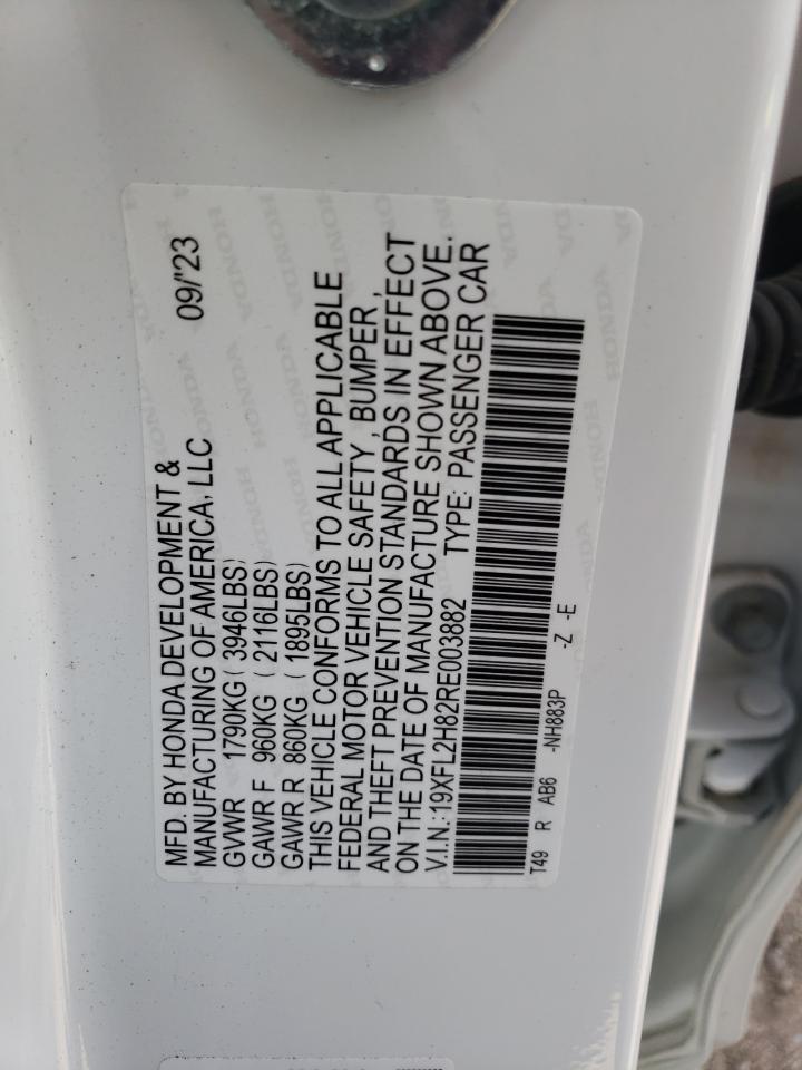19XFL2H82RE003882 2024 Honda Civic Sport 19XFL2H82RE003882 2024 Honda Civic Sport