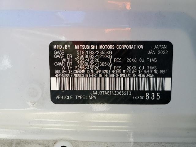 2022 Mitsubishi Outlander Es VIN: JA4J3TA81NZ065213 Lot: 57715894