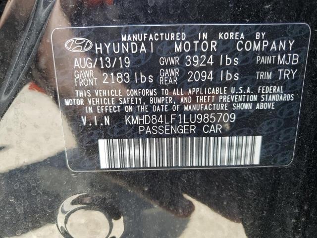 KMHD84LF1LU985709 2020 HYUNDAI ELANTRA - Image 12