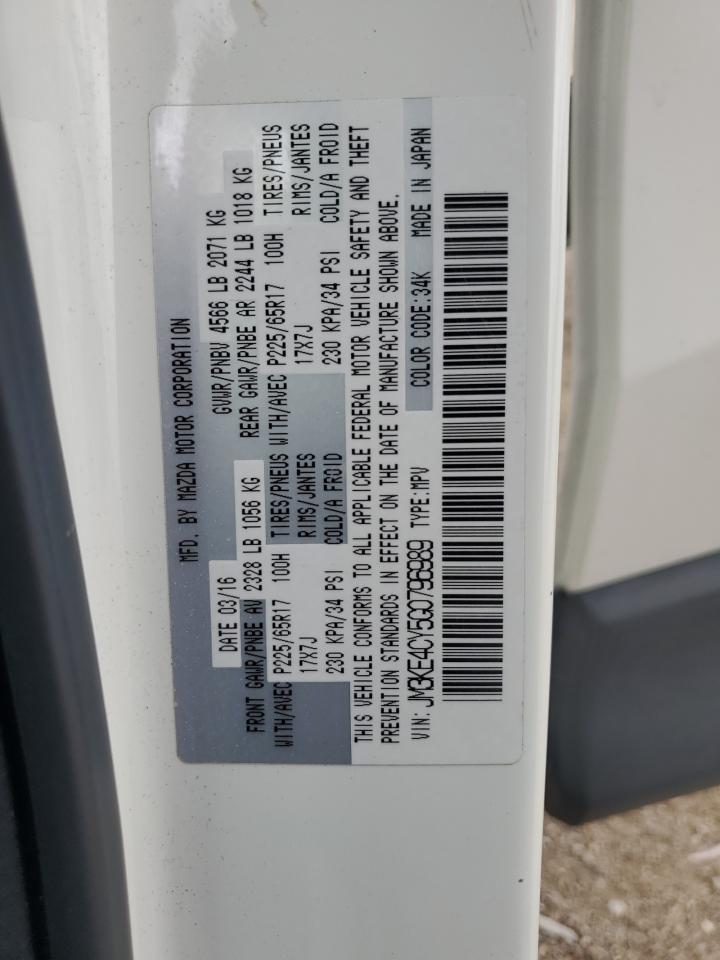 JM3KE4CY5G0796989 2016 Mazda Cx-5 Touring