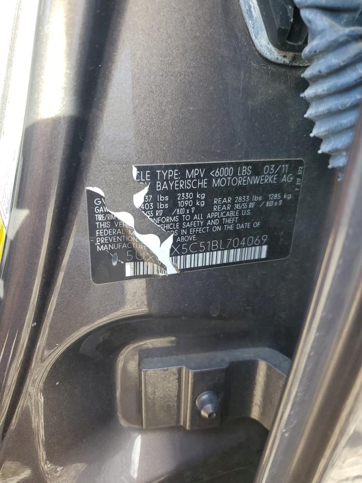 5UXWX5C51BL704069 2011 BMW X3 xDrive28I