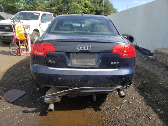 2008 Audi A4 2.0T VIN: WAUAF78E88A161341 Lot: 58549074