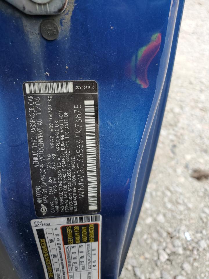 WMWRC33566TK73875 2006 Mini Cooper