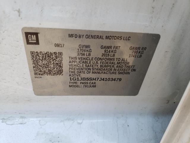 2018 CHEVROLET SONIC LS - 1G1JB5SH7J4103479