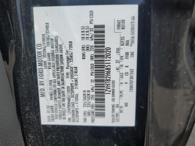 2008 Ford Mustang Gt VIN: 1ZVHT82H685112020 Lot: 57467524