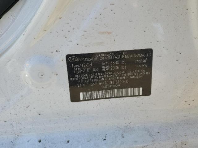 5NPDH4AE7FH610940 2015 HYUNDAI ELANTRA - Image 12