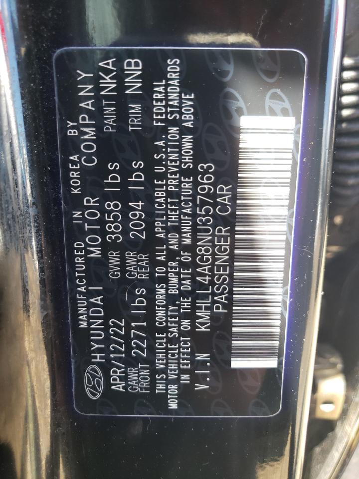 KMHLL4AG8NU357963 2022 Hyundai Elantra Se