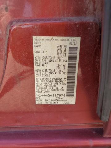 2013 Nissan Xterra X VIN: 5N1AN0NW0DN817976 Lot: 58511284