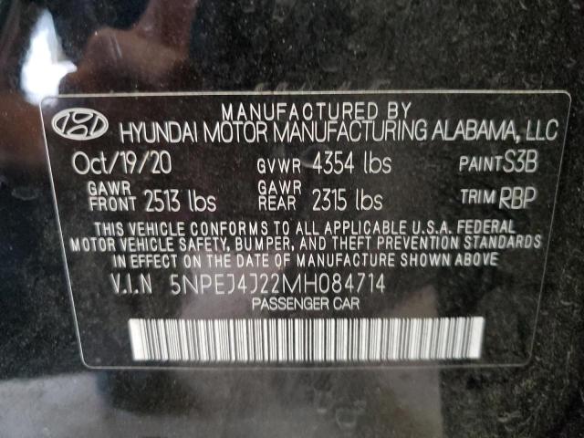 2021 HYUNDAI SONATA SEL - 5NPEJ4J22MH084714