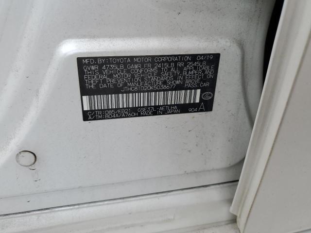 2019 Lexus Is 300 VIN: JTHC81D20K5038677 Lot: 60494014