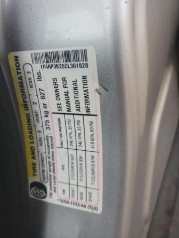 2012 Ford Focus Se VIN: 1FAHP3K25CL361828 Lot: 59770404