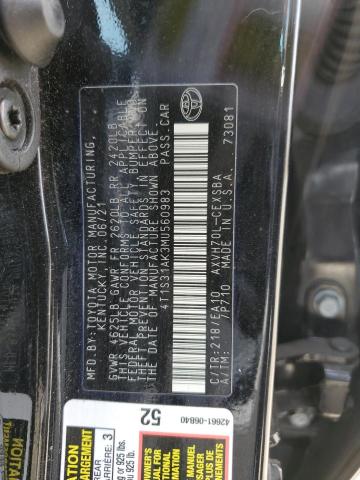 VIN 4T1S31AK3MU560983 2021 Toyota Camry, SE no.13