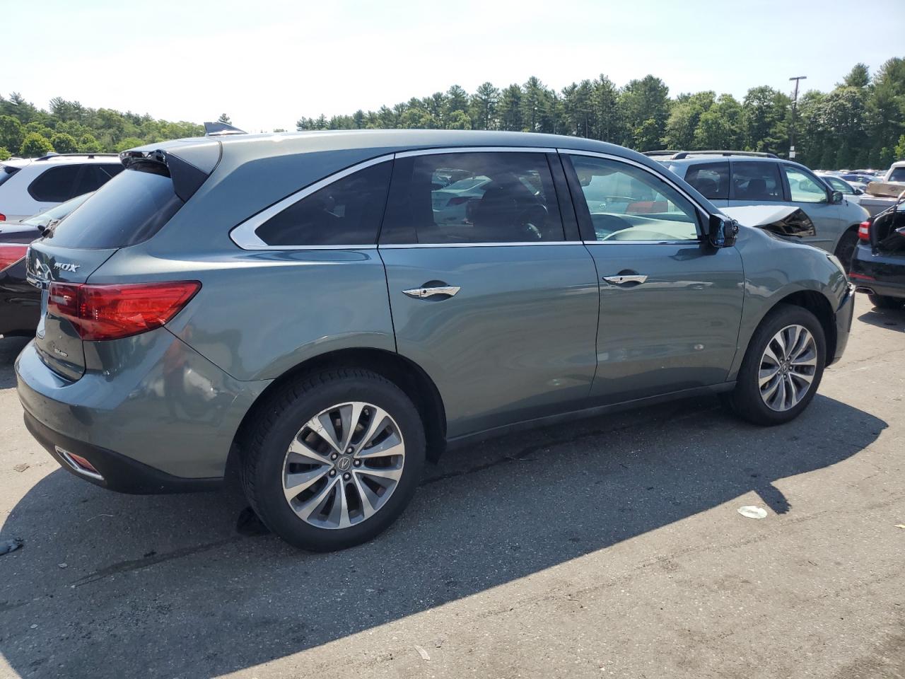 2015 Acura Mdx Technology vin: 5FRYD4H45FB005886