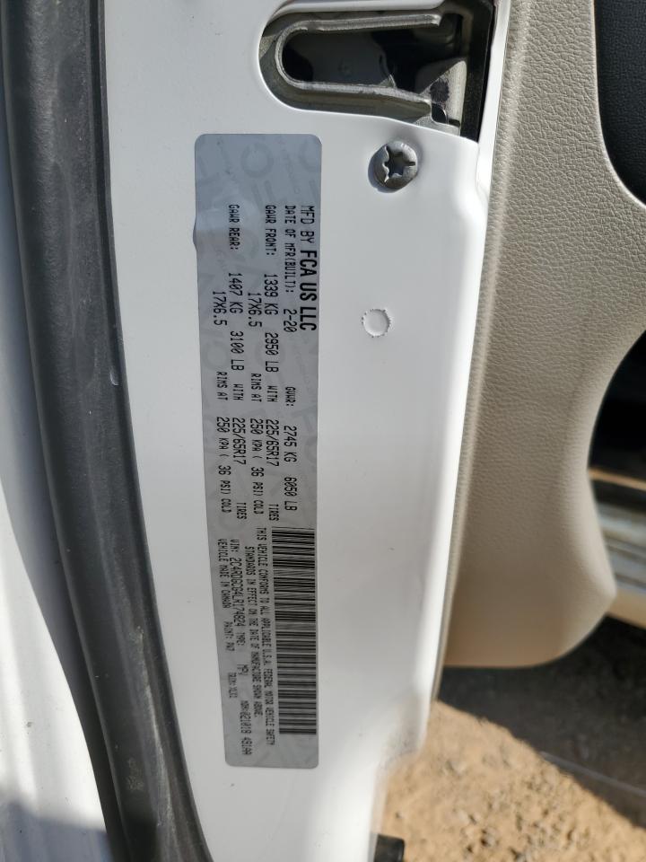 2C4RDGCG4LR174824 2020 Dodge Grand Caravan Sxt