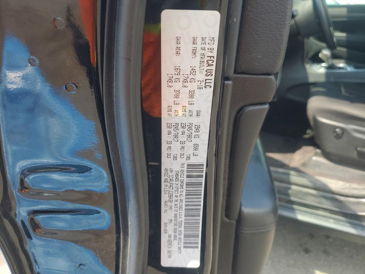 1C4RJFAG7JC296430 2018 Jeep Grand Cherokee Laredo