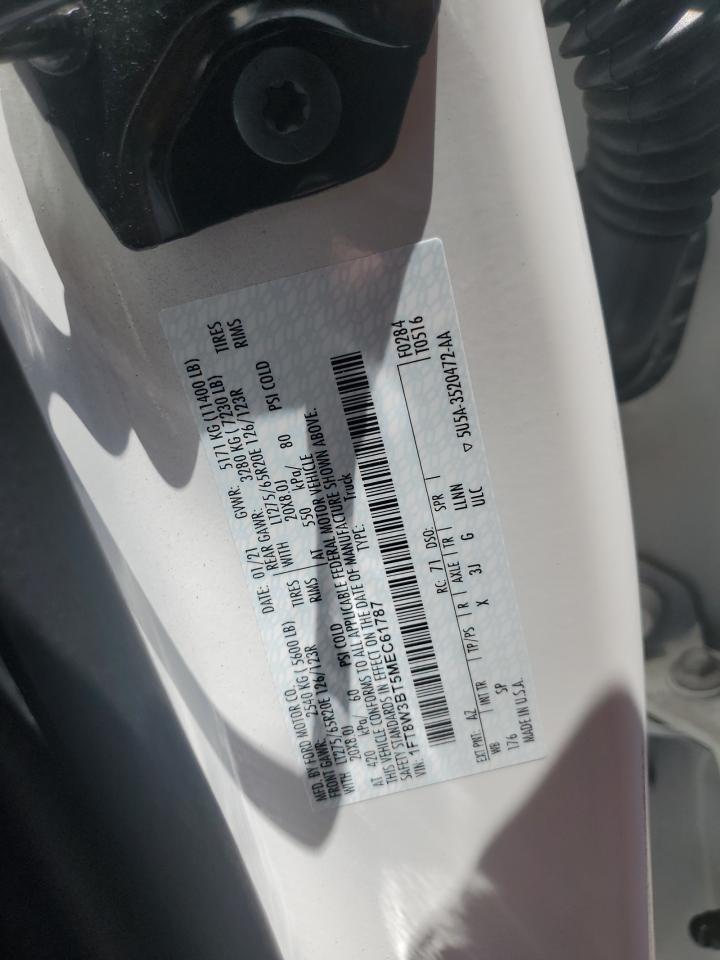 1FT8W3BT5MEC61787 2021 Ford F350 Super Duty