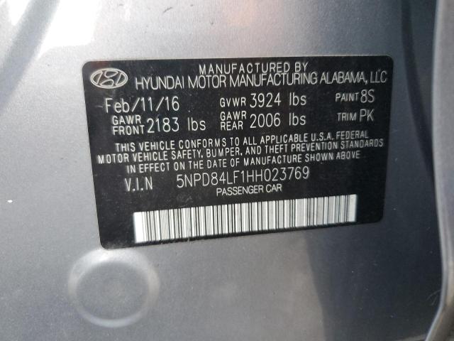 2017 HYUNDAI ELANTRA SE - 5NPD84LF1HH023769