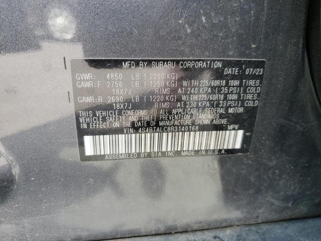 2024 SUBARU OUTBACK ON 4S4BTALC8R3140168