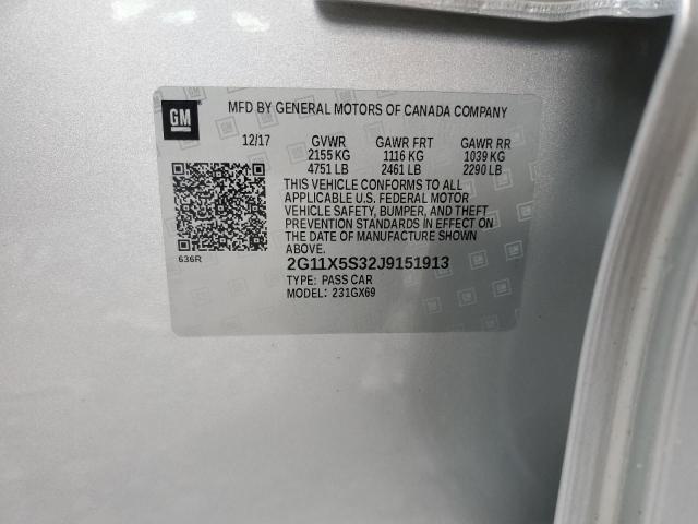 2018 CHEVROLET IMPALA LS 2G11X5S32J9151913