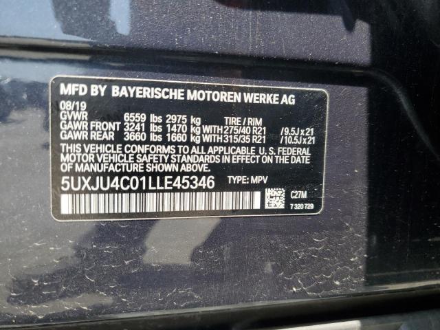 2020 BMW X5 M50I 5UXJU4C01LLE45346